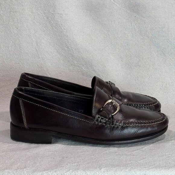 Vintage Cole Haan Buckle Strap Loafers Mens Size 11N - Picture 3 of 16